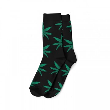 We Love Socks – Μακριές κάλτσες Μαύρο/Πράσινο